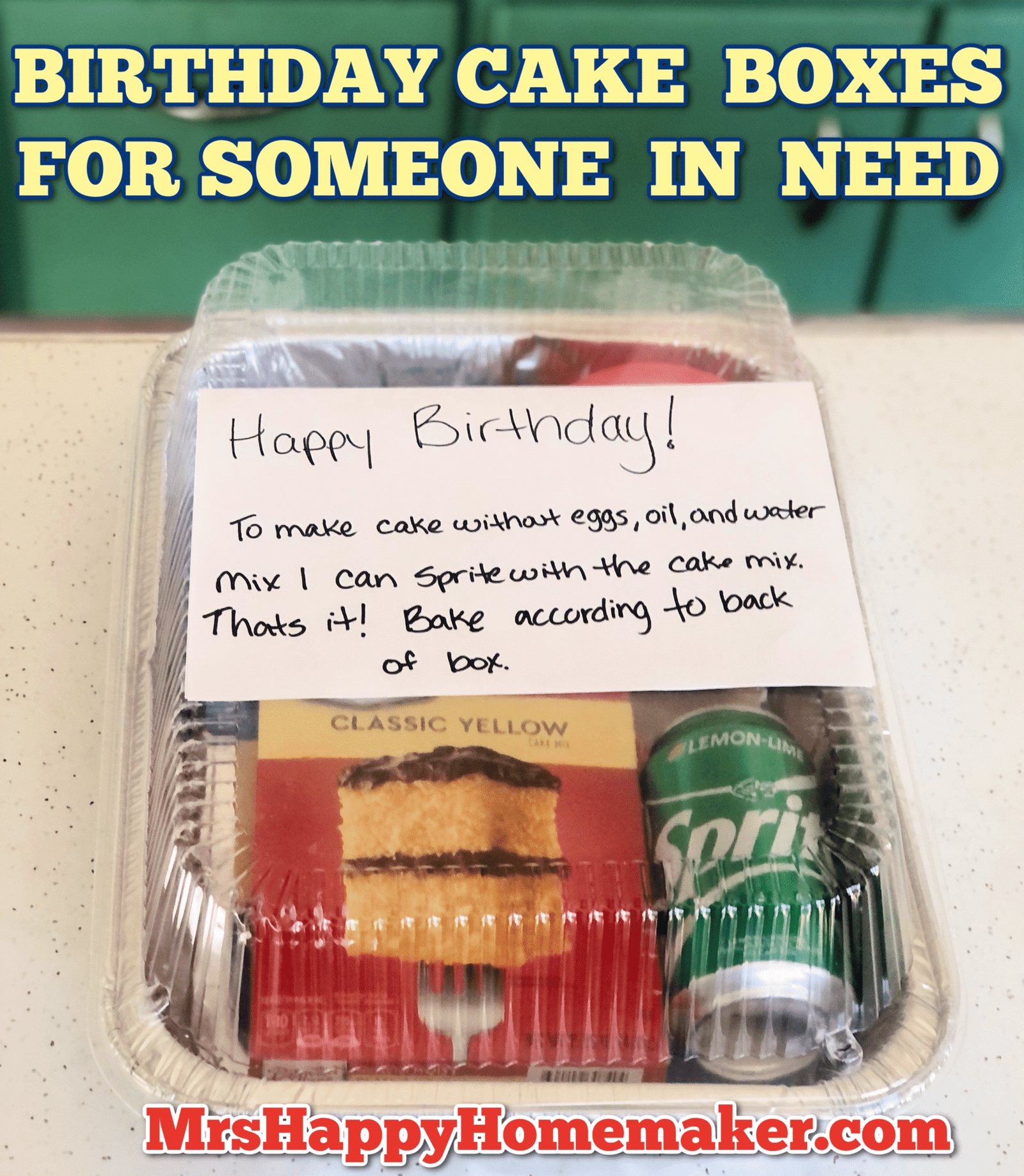 Birthday Cake Kits for Food Pantry: When Did It Start and How It’s Changing Lives