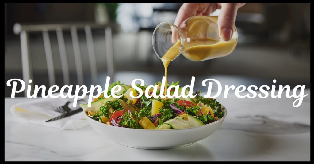 Pineapple Dressing Recipe: A Sweet and Tangy Twist for Salads, Sides, and More